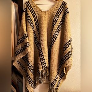 Free People Vintage Poncho
